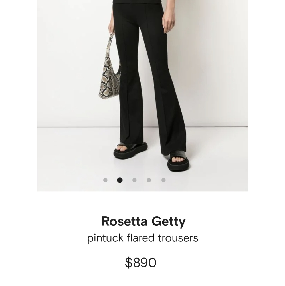 Rosetta Getty
Flare Stretch Knit Trouser